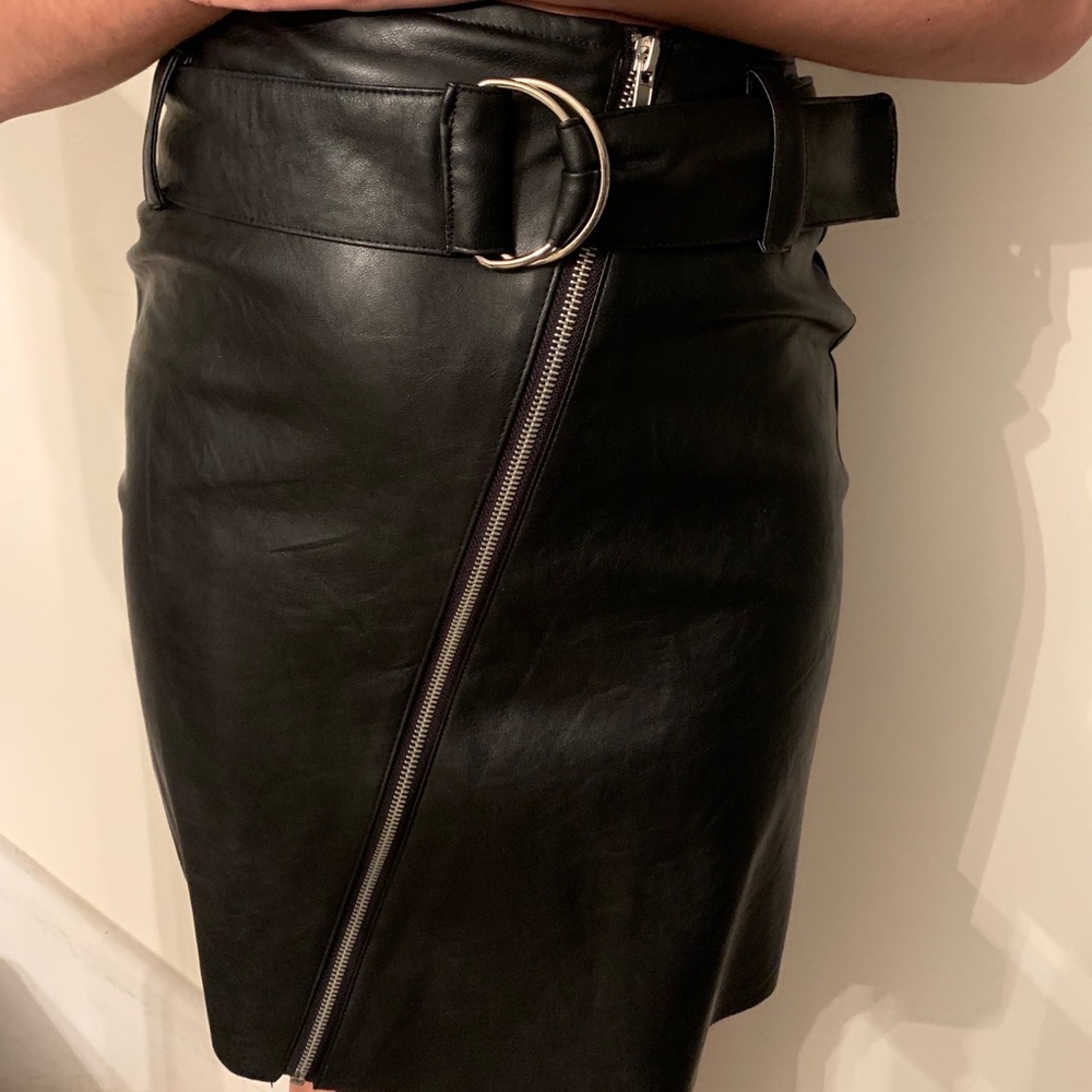 Leather skirt